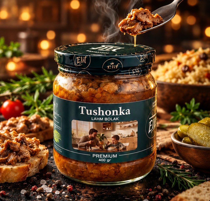 Elif tovuqli tushonka Ota-Bola 400 g